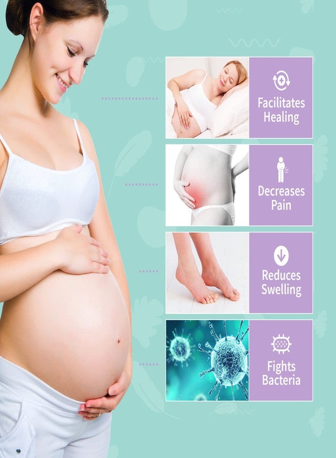 Mama & Wish Witch Hazel Pad Liners For Postpartum Care|Witch Hazel Postpartum Pads Liner|Witch Hazel Liners For Postpartum Pads For Women - Ice Pads Postpartum Liner -Postpartum Ice Pad - 24 Count - Image 3